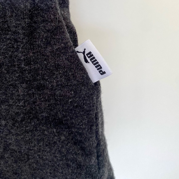 Puma Charcoal Grey Logo T-shirt - Picture 7 of 8